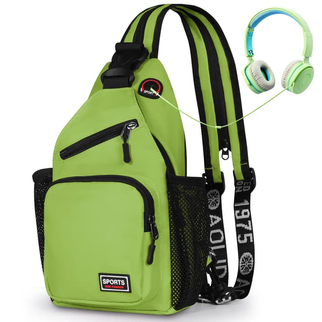 Geestock Sling Bags Brusttasche Herren Crossbody Umhngetasche Kleine Schultertaschen Crossbody-Taschen Wasserdicht Casual Chest Taschen für Männer und Damen