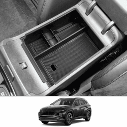 CDEFG Kompatibel mit Hyundai Tucson NX4 2024 2023 2022 2021 Mittelkonsole Organizer Aufbewahrungsbox Zentrale Steuerung Auto Center Console Tray Tucson NX4 2024 Zubehör NX4 Mittelkonsolen Version B Angebot bei HelloDeals