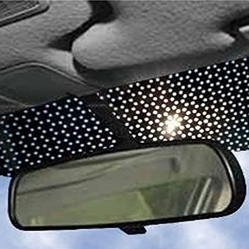 Big Ant Auto Sonnenschutz, Statische Schatten Aufkleber für Frontscheibe und Heckscheibe, Fensterscheibe Blendstreifen zum Blockieren von Sonnenblendung, schädlicher Hitze, UV-Strahlen (2 Stück)