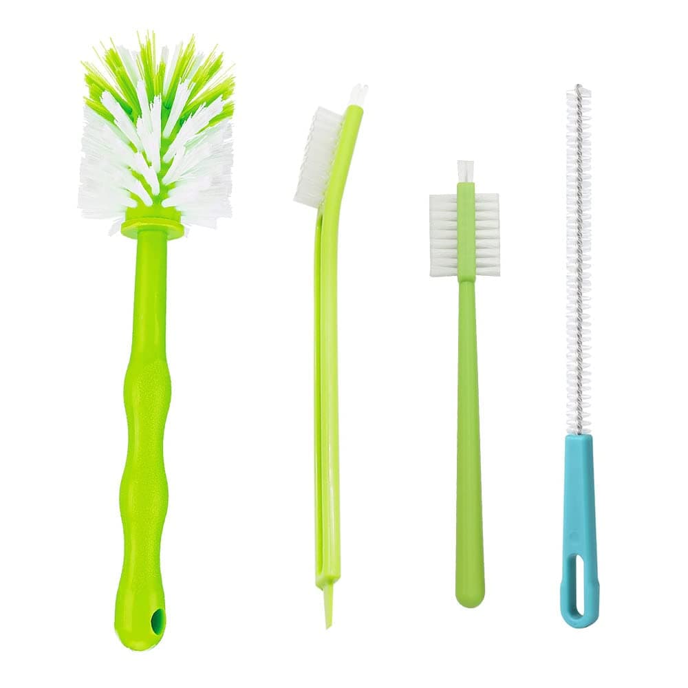 JTgugu 4er-Set Reinigungsbürste Kompatibel mit Thermomix TM31 TM5 TM6 TM21, Mixtopfbürste Messerbürste Reinigungsbürste Flaschenbürste Bürste Zubehör Werkzeug für Mixtopf Mixtopfmesser