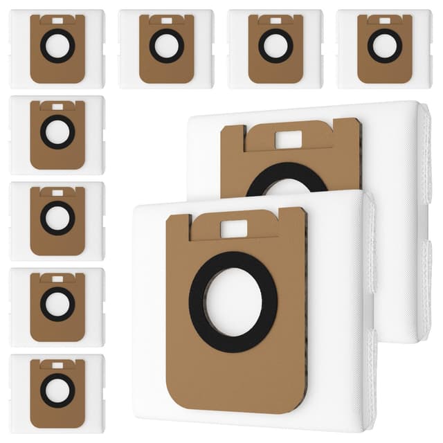 10 Stück Staubbeutel für Dreame D10 Plus / D10s / Z10 Pro / L10 Saugroboter, Ersatzteile für Dreame D10 Plus / D10s / Z10 Pro / L10 Staubsaugerroboter