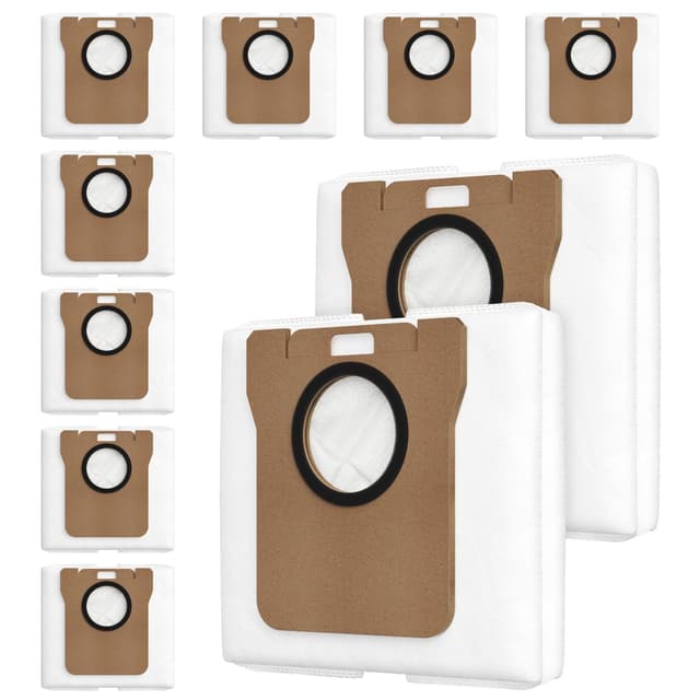 10 Stück Staubbeutel für Xiaomi X20+ / X10+ Roboterstaubsaugern, Staubbeutel Ersatzteile für Dreame L10s Ultra, L10 Ultra, L10 Prime, L10s Pro Gen 2, S10, S10 Pro, S20, S20 Pro Staubsaugerroboter
