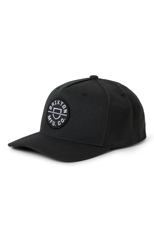 Brixton Unisex Crest C Mp Snbk Baseballkappe Einheitsgröße Verwaschenes Schwarz