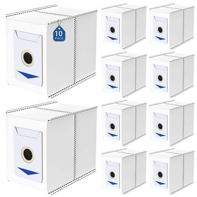 10 Stück Staubbeutel für Ecovacs Deebot T30 Pro Omni/ T30 Omni Saugroboter,Staubsaugerbeutel Ersatz Beutel Zubehör für ECOVACS DEEBOT T30 Pro Omni / T30 Omni 10pcs Staubbeutel