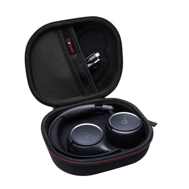 XANAD kopfhörer Tasche für soundcore H30i Kabellose On-Ear Kopfhörer (Schwarz)