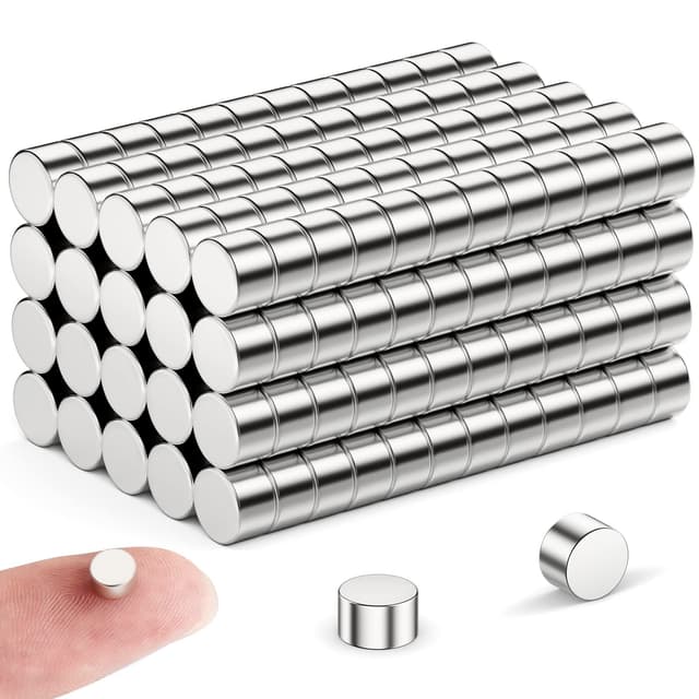 FINDMAG 50 Stück 5 mm x 3 mm Kleine Magnete Stark, Neodymium Magnete Extra Stark, Starke Magnet Klein, Kühlschrankmagnete, Whiteboard Magnet für Handwerk, Zuhause, Büro