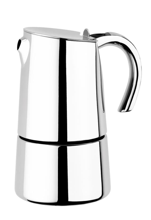BRA Bella | Italienische Kaffeemaschine, 6 Tassen, Grau
