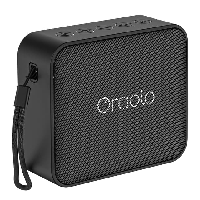 oraolo Tragbarer Bluetooth Lautsprecher, BT5.3 Tragbarer Lautsprecher IPX7 Wasserdicht 8H Spielzeit Unterstützt TF USB Speaker Kabellos Bluetooth Musikbox für Zuhause Radfahren Outdoor