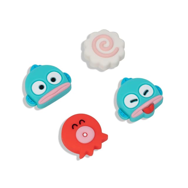 Kuitmor Switch Original-Controller Daumengriffkappen, weiche Silikon-Joystick-Abdeckung, Kawaii-Thumbstick-Kappen, kompatibel mit Switch/OLED/Lite, 4 Stück (BRY)