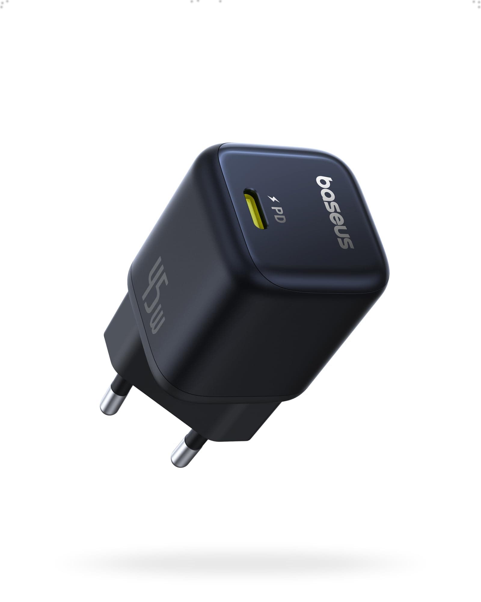Baseus PicoGo USB C Ladegerät, 45W USB C Netzteil PD 3.0 PPS Schnellladegerät Kompatibel mit iPhone 16/16 Pro Max/15-12, Galaxy S24 Ultra, Pixel, iPad Pro/Air, Steam Deck Schwarz