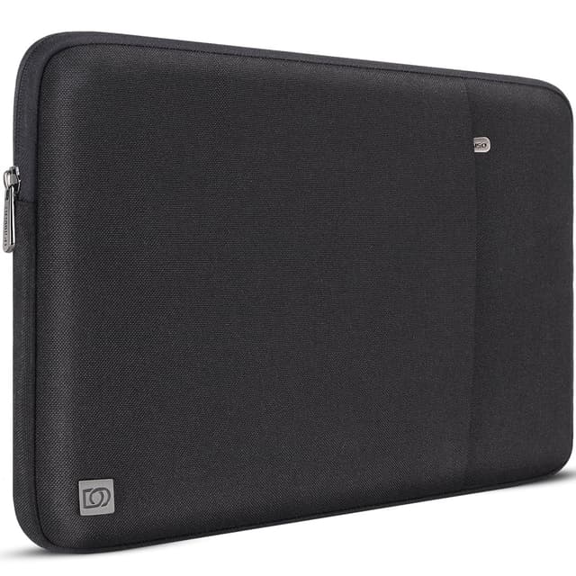 DOMISO 17.3 Zoll Wasserdicht Laptop Sleeve Case Notebook Hülle Schutzhülle Tasche für 17.3"Dell Inspiron/MSI/Lenovo IdeaPad 300 320 321/HP Pavilion ENVY 17/LG Gram 17"/ASUS ROG STRIX GL702VS, Schwarz 17.3 Zoll Schwarz