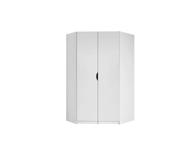 Rauch Alvara Eckschrank/Kleiderschrank/Schrank 2-türig, Holz, weiß, 104 x 117 x 197 cm Weiß 104 x 117 x 197 cm