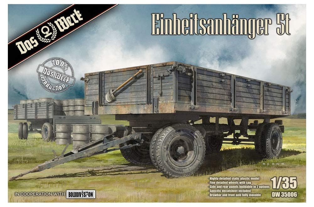 DAS WERK DW35006 Einheitsanhänger 5t 1:35