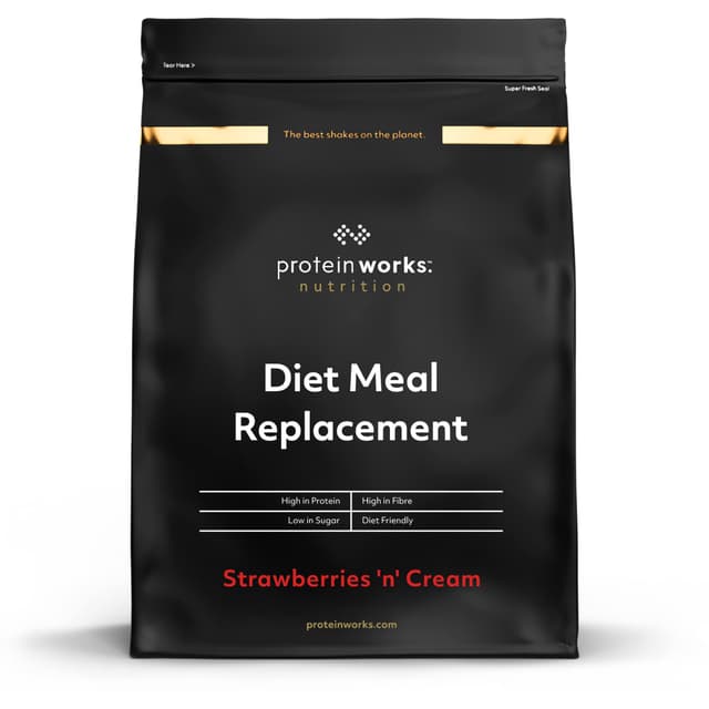Diet Meal Replacement - Strawberries 'n' Cream - 2kg Erdbeer-Sahne 2 kg (1er Pack)