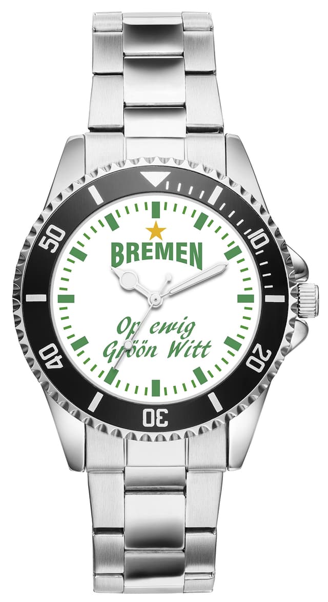 KIESENBERG Bremen Geschenk Artikel Idee Fan Uhr 6033