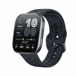Amazfit Bip 6 Smart Watch 46mm, 14 Tage Akku, 1.97“ AMOLED, GPS & kostenloses Kartenmaterial, AI, Bluetooth Anruf Textfunktion, Gesundheits, Fitness Schlaf-Tracker, 140+ Trainingsmodi, 5 ATM Schwarz Angebot bei HelloDeals