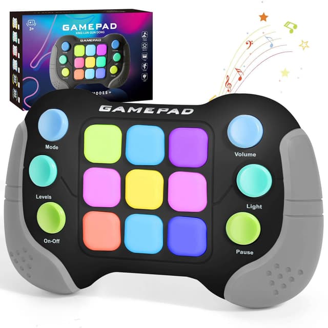YouJabz Handheld-Spielekonsole, Quick Push Spiel Fidget Toys für Kinder Erwachsene, Pop Game Elektronisches Spiel Antistress Spielzeug Geschenke für Kids, Jungen und Mädchen