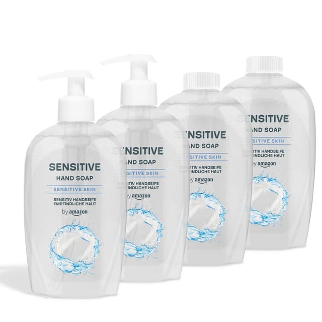 by Amazon Sensitive Handseife, 4 x 500 ml Sensitiv 500 ml (4er Pack)