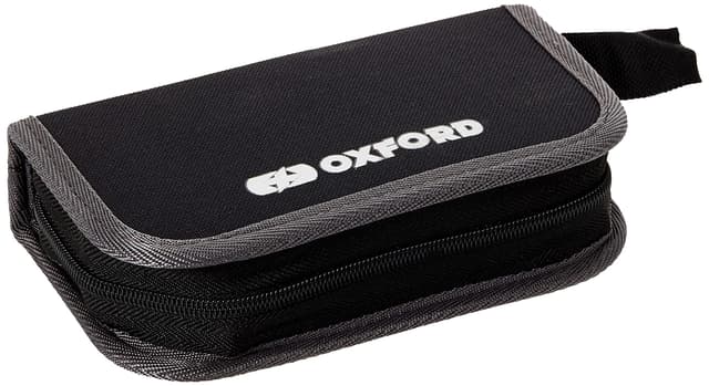 Oxford OX770 Bike Tool Kit Pro - Repair Your Motorbike, Motorcycle or Scooter On The Move, Black Single