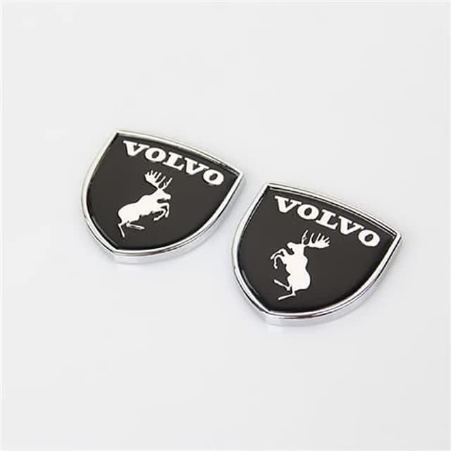 ALIEDA Auto Metall Emblem Aufkleber, Auto Logo Abdeckung, Abzeichen, Aufkleber, Außendekoration, Zubehör, Für Volvo XC60 S40 S60 S90 XC40 XC70 XC90 V40 V60 V90 S80 S80L,A normal A