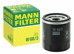 MANN-FILTER W 68/3 Ölfilter - für Pkw + Transporter Black Einzelpack Angebot bei HelloDeals