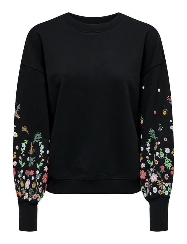 ONLY Female Sweatshirt ONLBROOKE Sweatshirt L Black 9