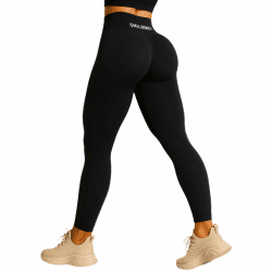 SMILODOX Leggings Damen Booty Scrunch Cetrina, High Waist Seamless Sporthose, Push-up Booty Leggins Blickdicht, Yogahose Damen für Sport Yoga Fitness Gym Workout Angebot bei HelloDeals