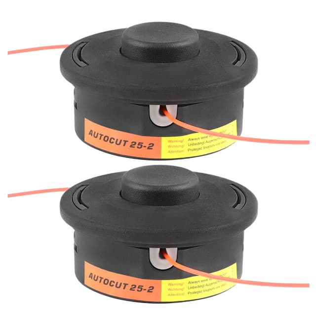 Forever Speed 2 Stück Mähkopf AutoCut 25-2,Fadenkopf für Motorsense,Trimmerkopf für Stihl FS94 FS90R FS94R FS100RX FS110 FS55 FS56 FS55RT FS56R FS70 FS70R FS74 FS76 FS80 FS85 FS80R FS85R FS90 Orange 2 Stück