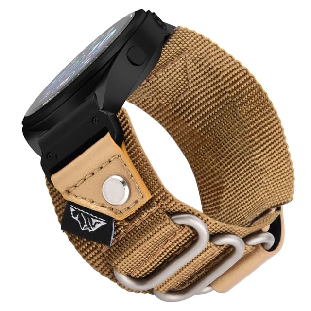 Lovandare Quickfit 22mm Armband für Garmin Fenix 7/7 Pro/6/6 Pro/5/5 Plus, Superrobustes Nylon-Sportarmband Kompatibel mit Garmin Forerunner 935/945/955/965/745, Instinct/Instinct 2, Approach S60/S62