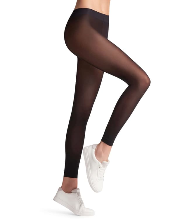 FALKE Damen Matt Deluxe 30 DEN Leggings transparent matt reißfest druckfreier breiter Komfortbund eng dünn leicht transparent zum Rock oder Kleid feines weiches Material 1 Stück