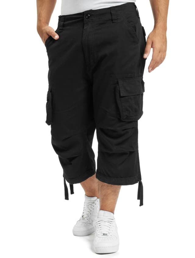 Brandit Urban Legend 3/4 Shorts, verschiedne Farvarianten, Größen S bis 7XL XL Schwarz