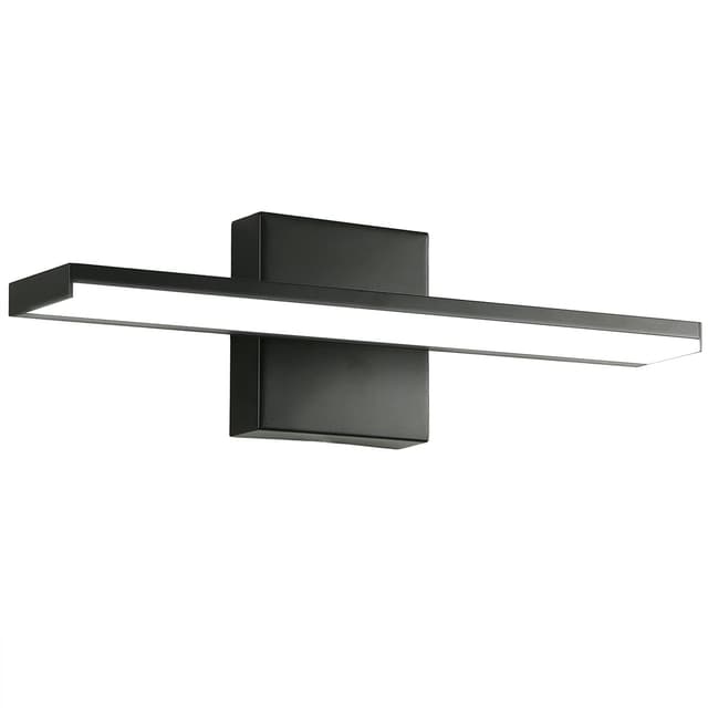 YIQAN Led Spiegelleuchte 6000K led mirror lamp 40cm 12w 1100lm Badezimmer Schrankleucht Schrank-Beleuchtung Klemmleuchte Wandhalterung 6000k 40CM