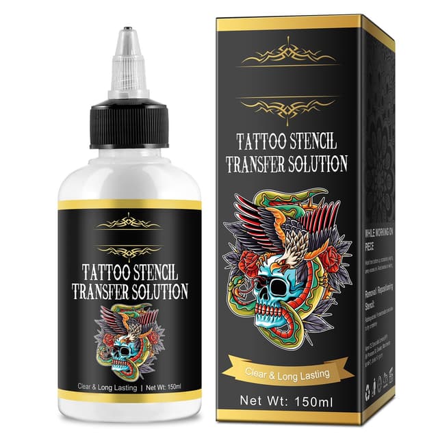 Tattoo Transferseife,Tattoo Transfer Gel,Tattoo Transfer Creme für Transferpapier, Tattoo-Schablonenzubehör Geeignet für Transferpapier, Maschinentransfer,Seife,Tattoo-Zubehör