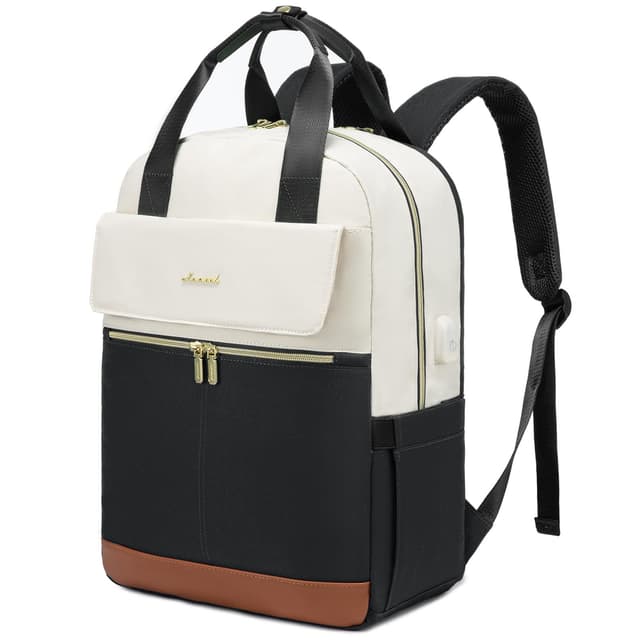 LOVEVOOK Rucksack Damen Groß, 17 Zoll Laptop Schulrucksack Teenager mit Laptopfach, Wasserdicht Reiserucksack Tagesrucksäcke, Elegant Handgepäck Rucksack Womens Backpack für Schule Reise Arbeit