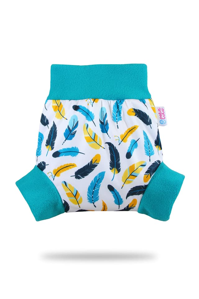 Petit Lulu Überhose (Schlupfüberhose) Größe XL (13kg +) für Höschenwindeln und Nachtwindeln (Gefieder)