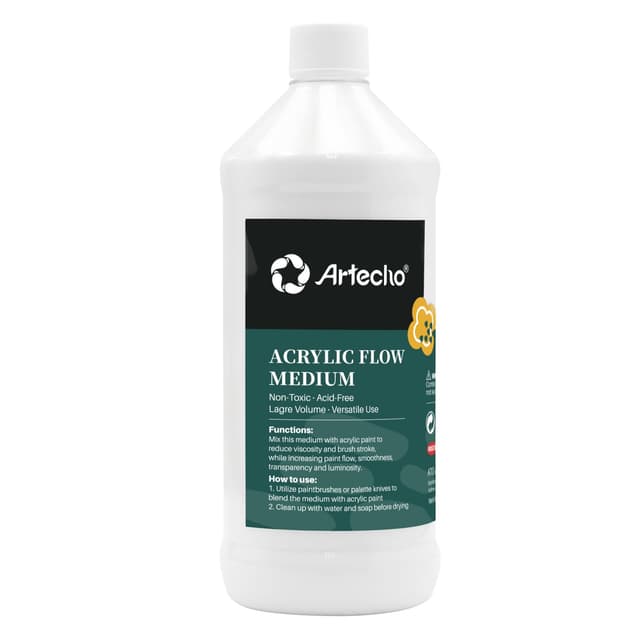 Artecho Pouring Medium 946ml（32oz） für Acrylfarben, Pouring Acrylfarben Medium, Verbessert die Fließverhaltens von Acrylfarben 946 ml (1er Pack)