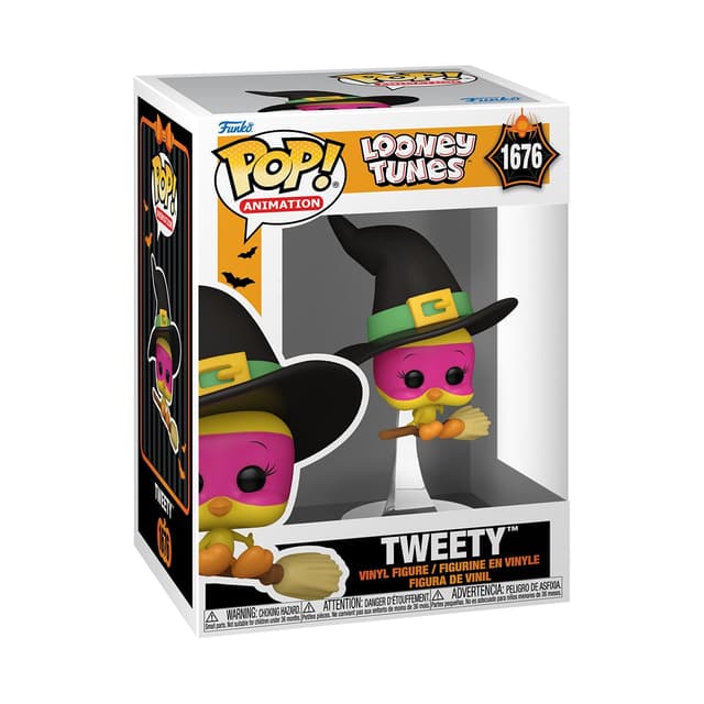 Funko Pop! Animation: LTH – Tweety Bird - (Witch​) - Tweety - Looney Tunes - Vinyl-Sammelfigur - Geschenkidee - Offizielle Handelswaren - Spielzeug Für Kinder und Erwachsene - TV Fans