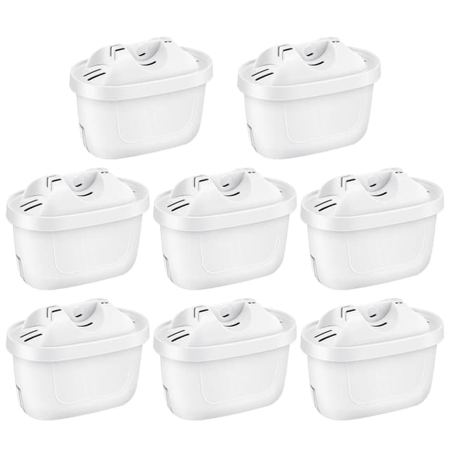 isinlive 8 Pack Wasserfilter für Brita Wasserfilterkartuschen Kompatibel mit Brita Maxtra+, für Style, Mavea Elemaris XL Wassertank - 8 Stück