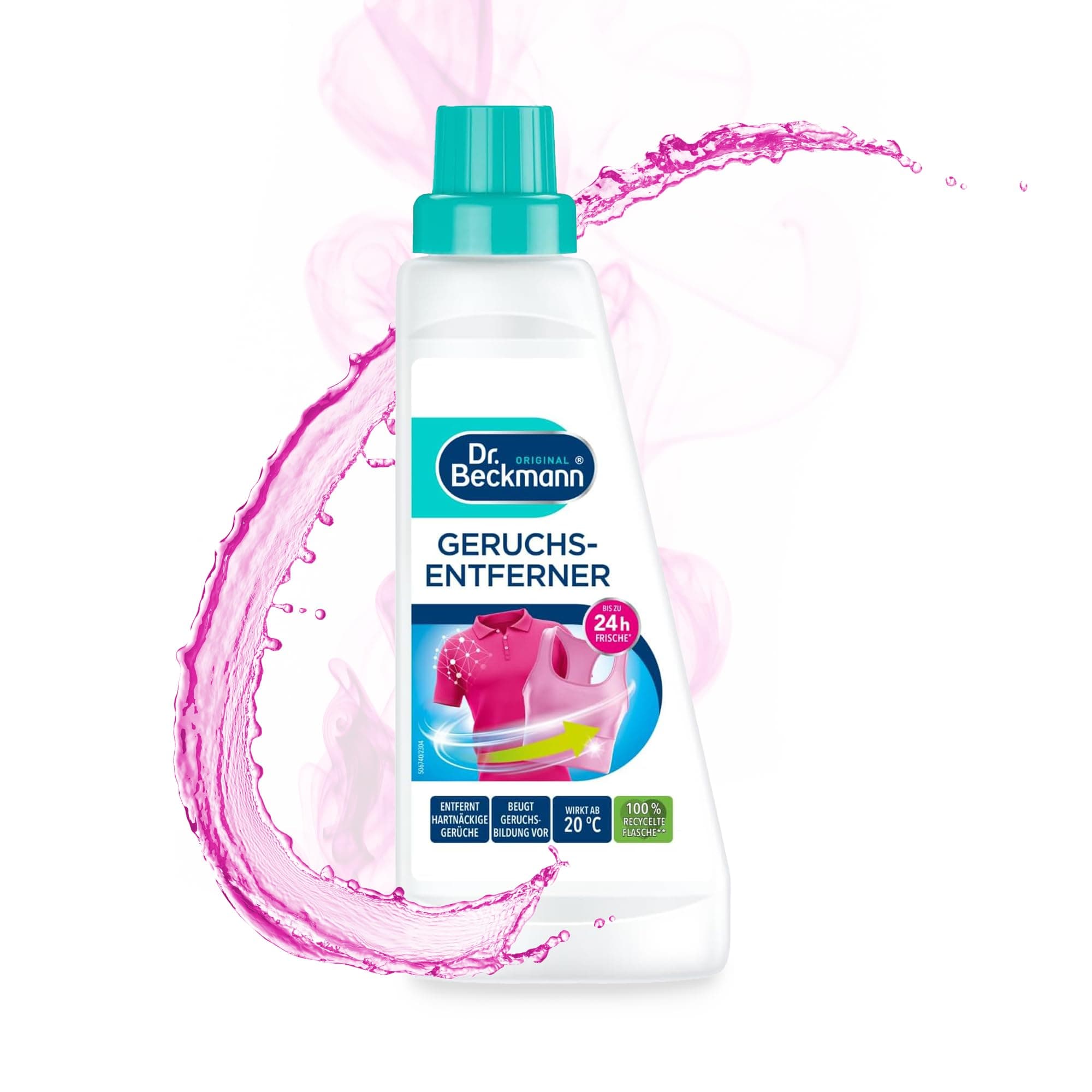 Dr. Beckmann Geruchsentferner | entfernt hartnäckige Gerüche fasertief | aktiviert Frische | mit angenehmen Duft | 1x 500 ml 500 ml (1er Pack) Single