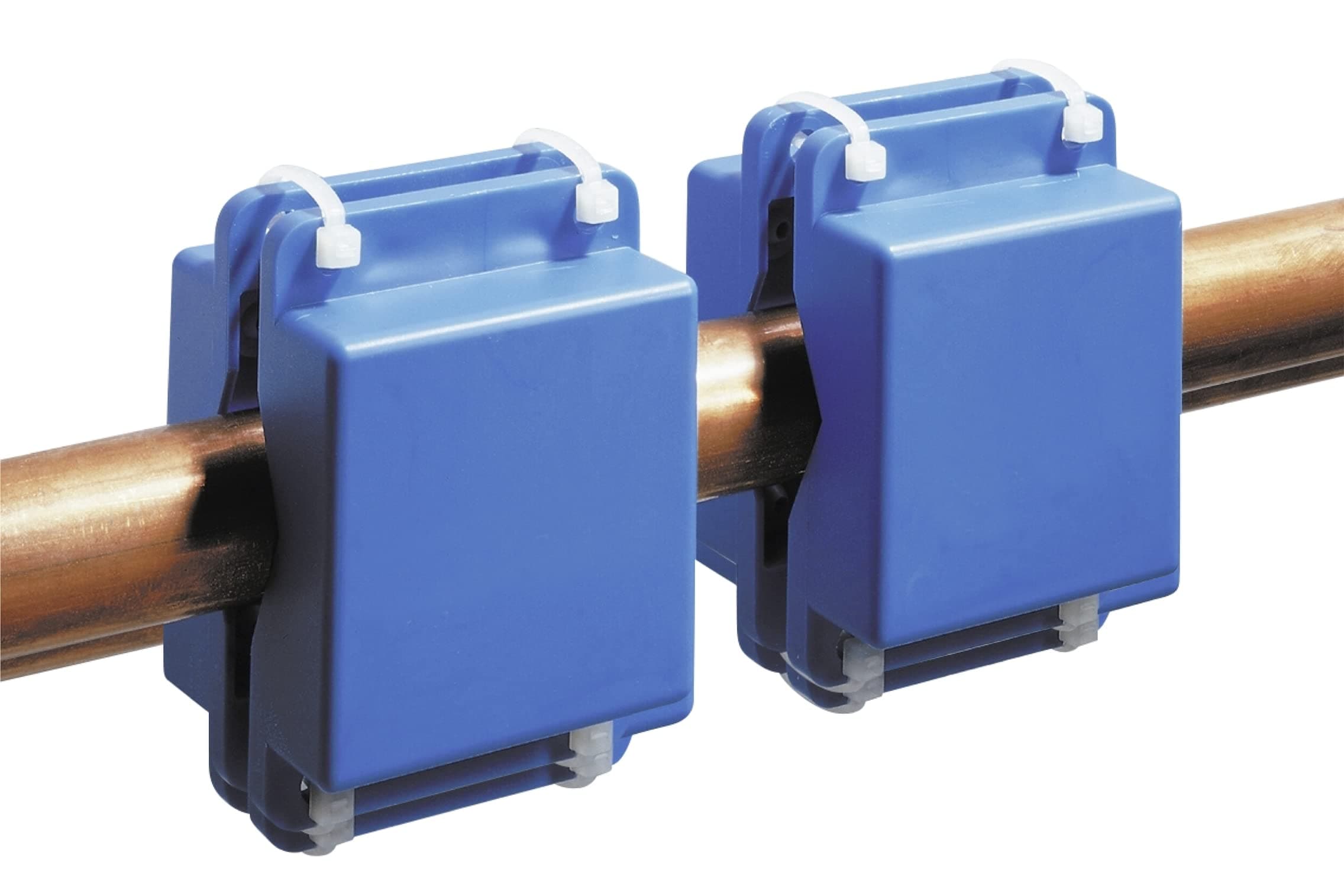 Maximex Spezial-Rohr-System 2er Set, einfache Montage, Magnet-Effekt, praktisches Doppelpack, passend für alle Rohre, Maße (BxHxT) 1er: 5x7x4,3cm
