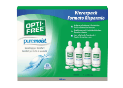 Opti-Free PureMoist Kontaktlinsen-Pflegemittel, Systempack, 4 x 300 ml 4x300 ml Angebot bei HelloDeals