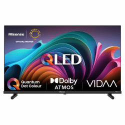 Hisense 40A5NQ 101cm (40 Zoll) QLED Fernseher Full HD, Smart TV, Triple Tuner, AI Sports Mode, Dolby Atmos, Share to TV, Duale Positionierung, WiFi, Game & Hotel Modus, Schwarz [2024] 40 Zoll 2025 Angebot bei HelloDeals