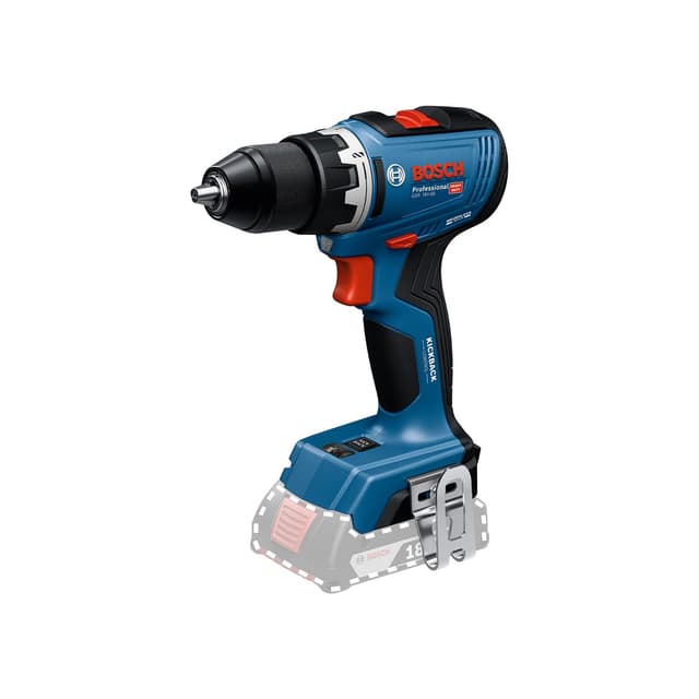 Bosch Professional 18V System Akku-Bohrschrauber GSR 18V-65 (bürstenloser Motor, Kopflänge 166) Ohne Akku/Lader
