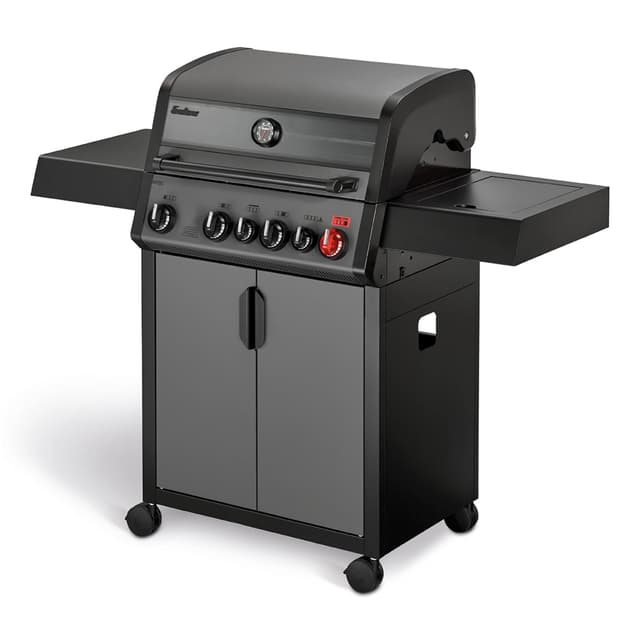 Enders Gasgrill Hyde 4 SIKR Turbo, 4-Brenner aus Edelstahl für kraftvolles direktes und indirektes Grillen, 800 °C Turbo Zone, Switch Grid, Infarot-Backburner und Seitenkocher #8041 HYDE SERIE (2025) 4 Brenner