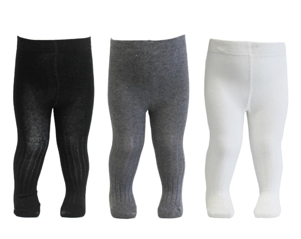 Tiny One Strumpfhose Baby & Kinder | Allergenfrei Bio Baumwolle | Elastische Babystrumpfhosen mit Rutschfest Bund für Mädchen & Jungen | Langlebige & Bequem Tights von 50 bis 86 cm