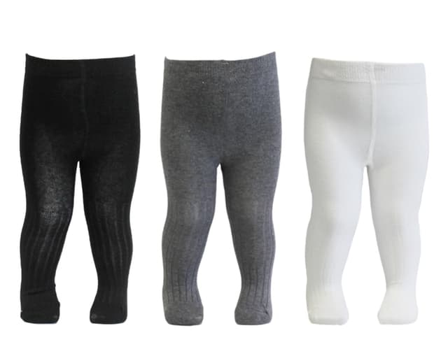 Tiny One Strumpfhose Baby & Kinder | Allergenfrei Bio Baumwolle | Elastische Babystrumpfhosen mit Rutschfest Bund für Mädchen & Jungen | Langlebige & Bequem Tights von 50 bis 86 cm