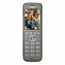 Gigaset CL660HX - design DECT-Mobilteil mit Ladeschale - Fritzbox-kompatibel - hochwertiges Schnurloses Telefon für Router und DECT-Basis, anthrazit-metallic [Deutsche Version] [Ohne Basis] anthrazit-metallic 1 Telefon Ohne Basis Angebot bei HelloDeals