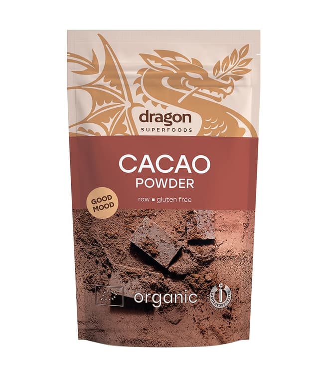 Dragon Superfoods Kakaopulver 200 g, Criollo, Rohkost