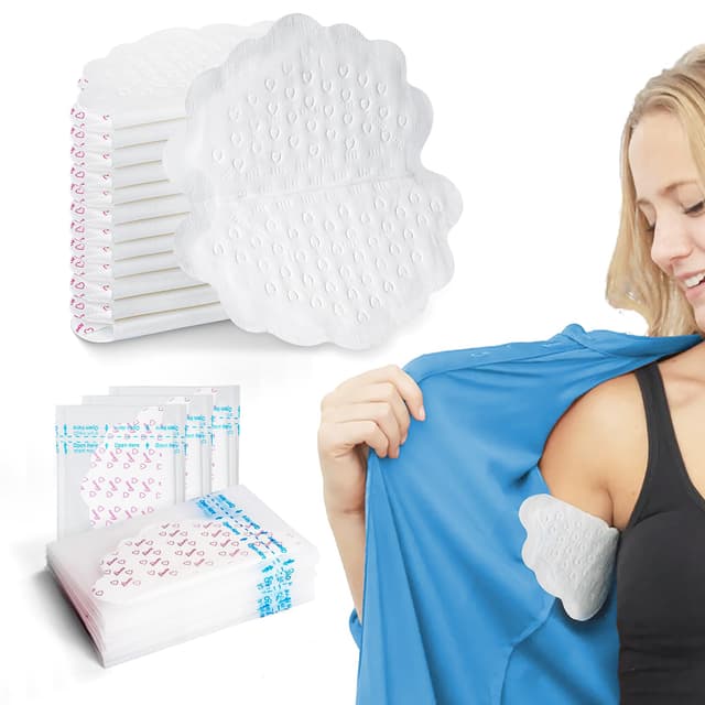 MAIYADUO Achselpads, Achsel Schweißpads Achselpads Damen Herren Anti Schweiß Pads, 30 Stück Weiß, 30 Stück
