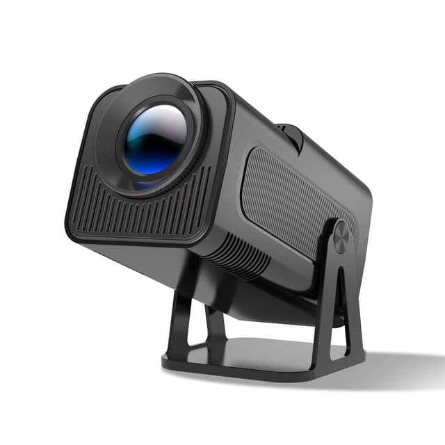 HY320 NTV Smart Beamer mit 4k 1080P Nativ Auflösung, Mini Projector with WiFi 6 and Bluetooth 5.2/320 ANSI 12000 Lumens 5G WiFi, Auto Trapezkorrektur und Sprachassistent für Heimkino & Outdoor XL